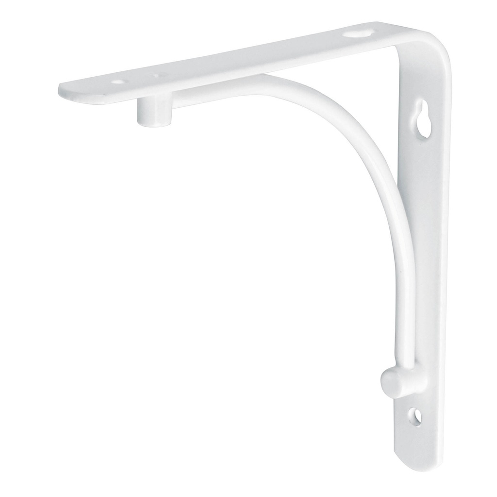 Ménsula reforzada blanca 6 x 6', diseño alambrón, FIERO