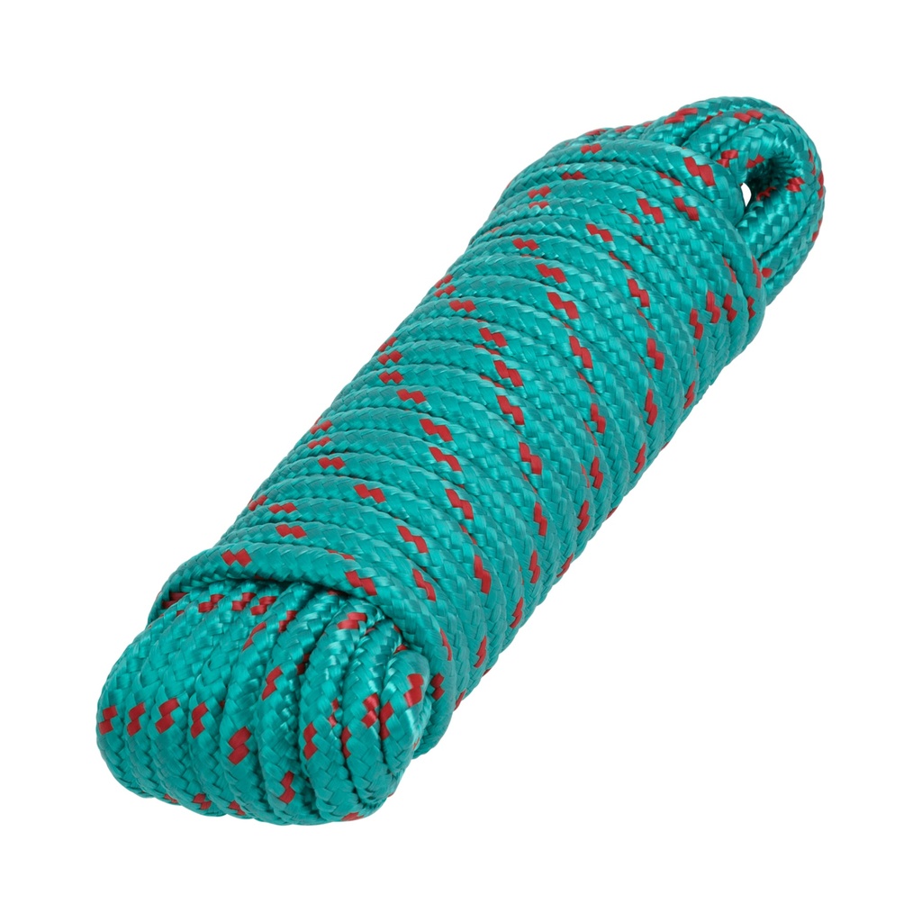 Piola de polipropileno trenzada de 8mm x 15m en madeja