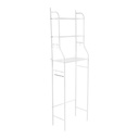 Mueble organizador blanco para baño con 3 repisas, FOSET