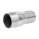 Niple de acero galvanizado 1-1/2' tipo botella, FOSET