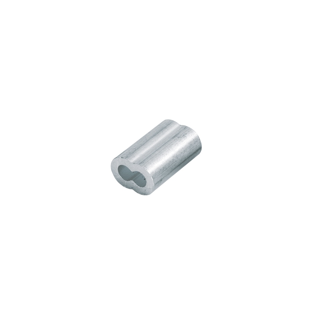 Bolsa con 50 casquillos dobles de aluminio, 3/16', FIERO