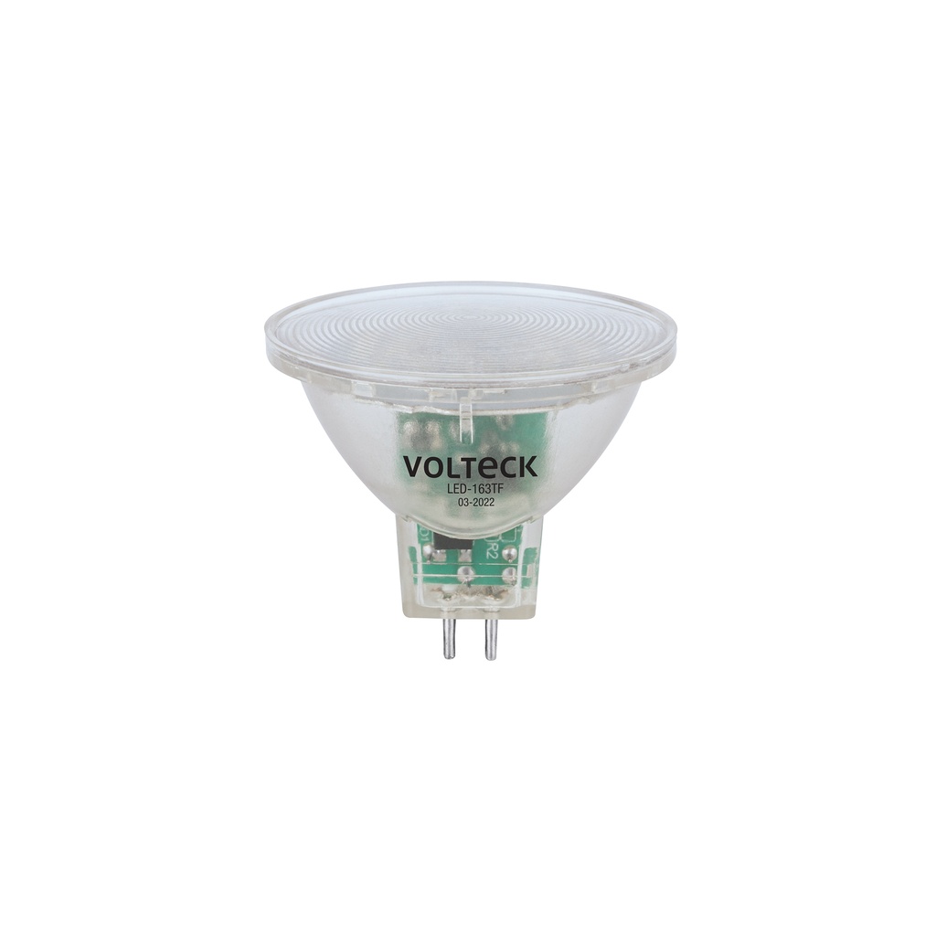 Lámpara trans. de LED 3W MR16 base GU5.3 luz de día, blíster