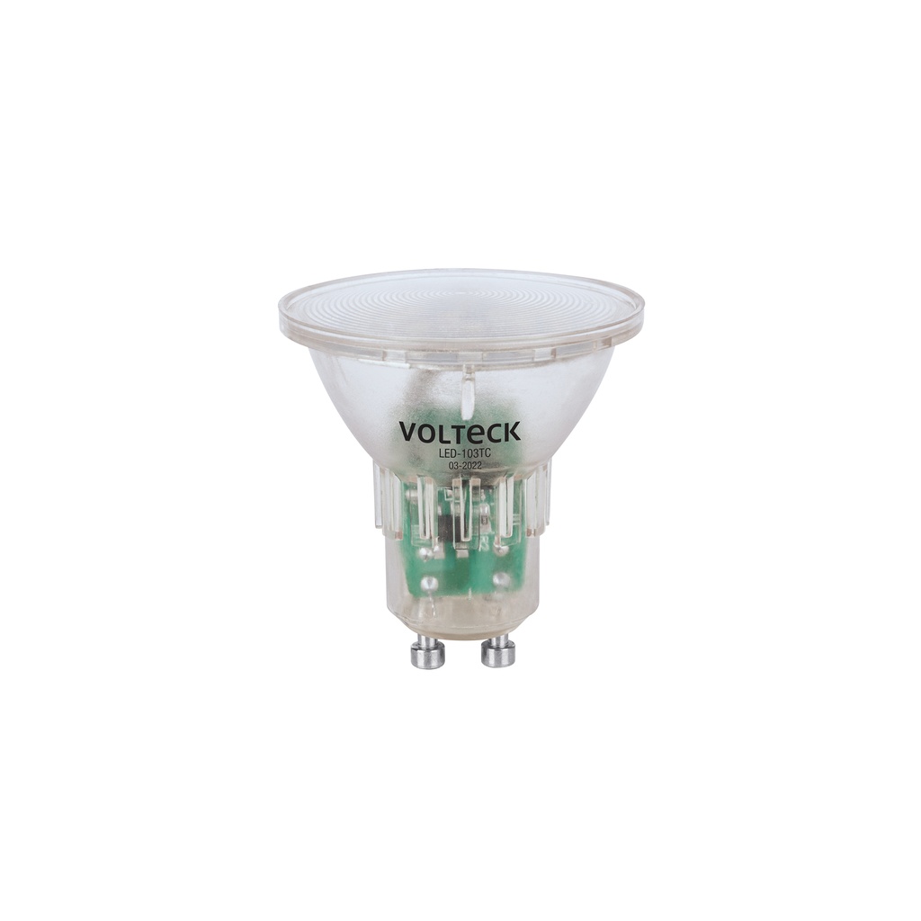 Lámpara trans. de LED 3 W MR16 base GU10 luz cálida, blíster