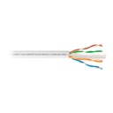 Metro de cable UTP CAT6, Bobina de 100m, blanco, VOLTECK