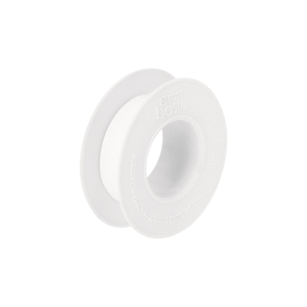 Cinta sella roscas 1/2' x 7m, uso general, FOSET BASIC