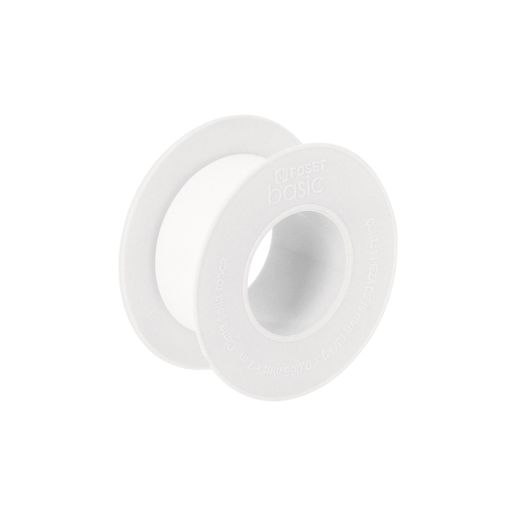 Cinta sella roscas 3/4' x 7m, uso general, FOSET BASIC