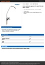 Llave cuello de ganso 1/4' para filtro de agua, FOSET