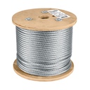 Metro de cable flexible 5/16' de acero 7x19 hilos, 75 m