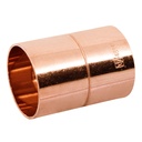 Cople de cobre 1-1/4', con ranura, FOSET
