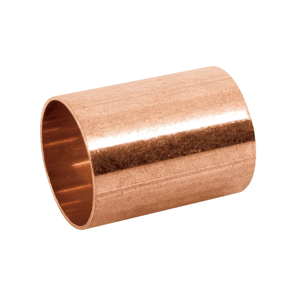 Cople de cobre 1-1/4', sin ranura, FOSET