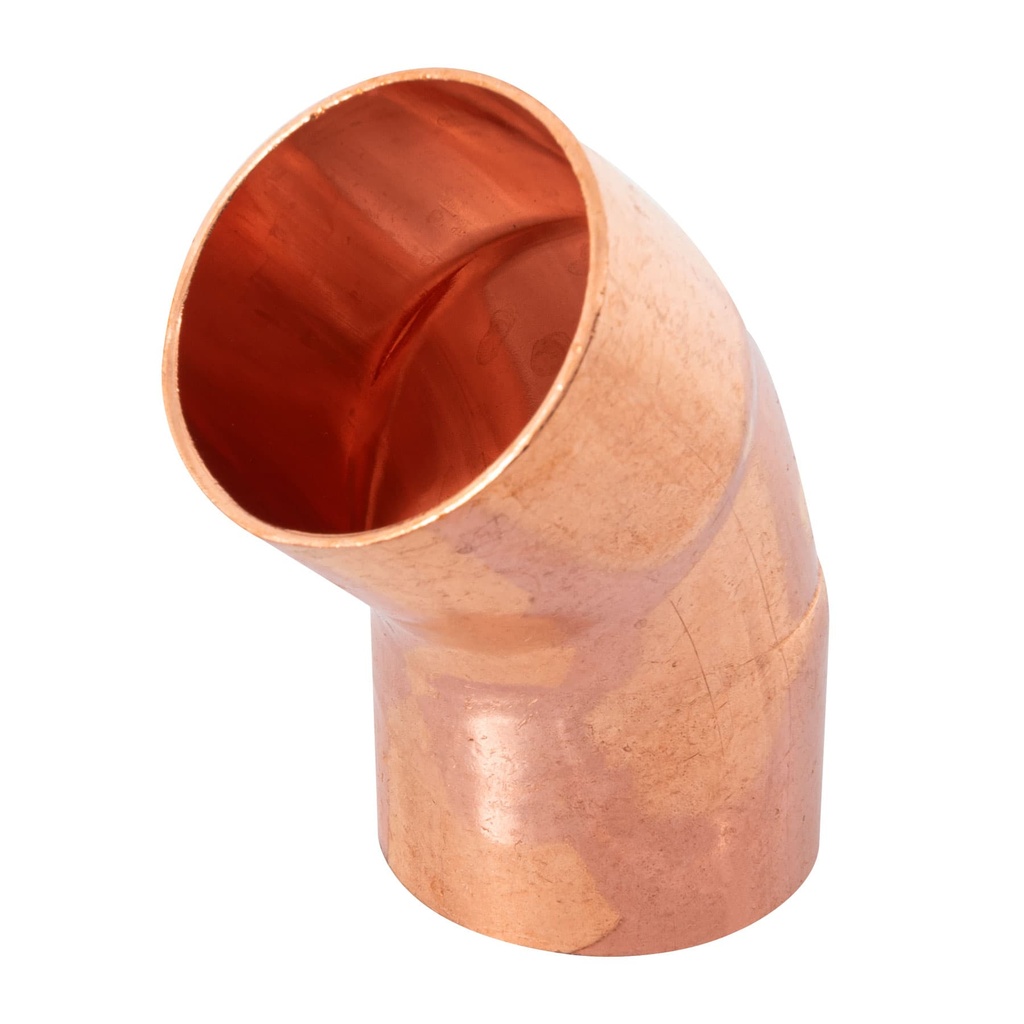 Codo 45° de cobre 1-1/2', FOSET