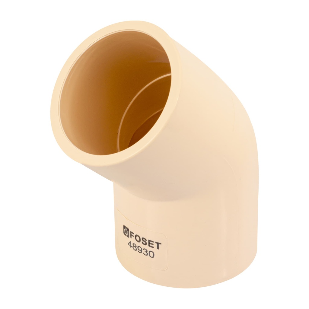 Codo 45° CPVC de 1-1/2', FOSET
