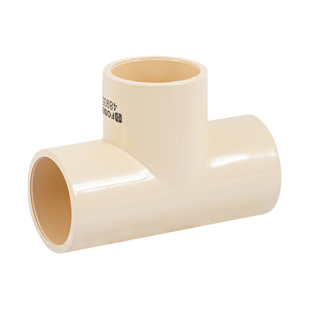 Tee sencilla de CPVC de 1-1/4', FOSET