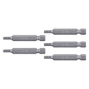 Estuche con 5 puntas hexagonales de 3 mm largo 2', EXPERT