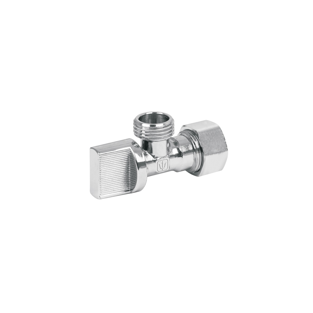 Llave angular 1/2' para CPVC, 1/4 vuelta, barrilito, FOSET