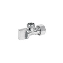 Llave angular 1/2' para CPVC, 1/4 vuelta, barrilito, FOSET