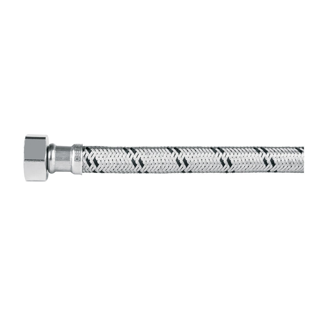 Manguera para boiler, acero inox. 3/4'H x 3/4'H, 60 cm