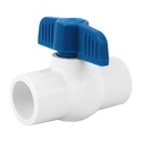 Válvula de esfera de PVC 3/4' para cementar, FOSET
