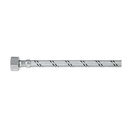 Manguera lavabo/fregadero, acero inox, 1/2' x 1/2', 40 cm