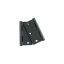 Bolsa 2 bisagras cuadradas 3-1/2' negro, cabeza plana