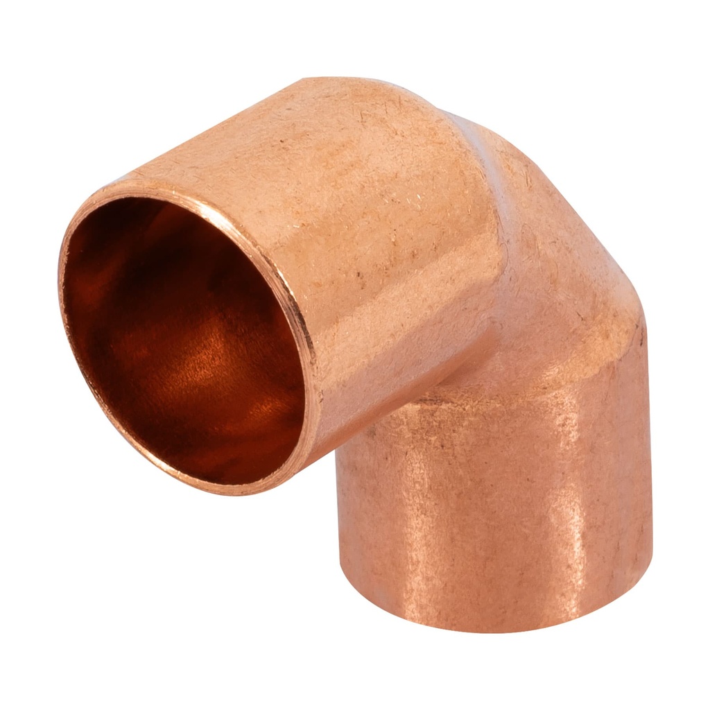 Codo 90° de cobre de 1/2', FOSET