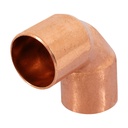 Codo 90° de cobre de 1/2', FOSET