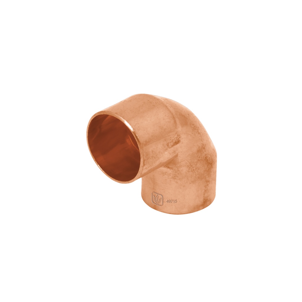Codo 90° de cobre de 3/4', FOSET