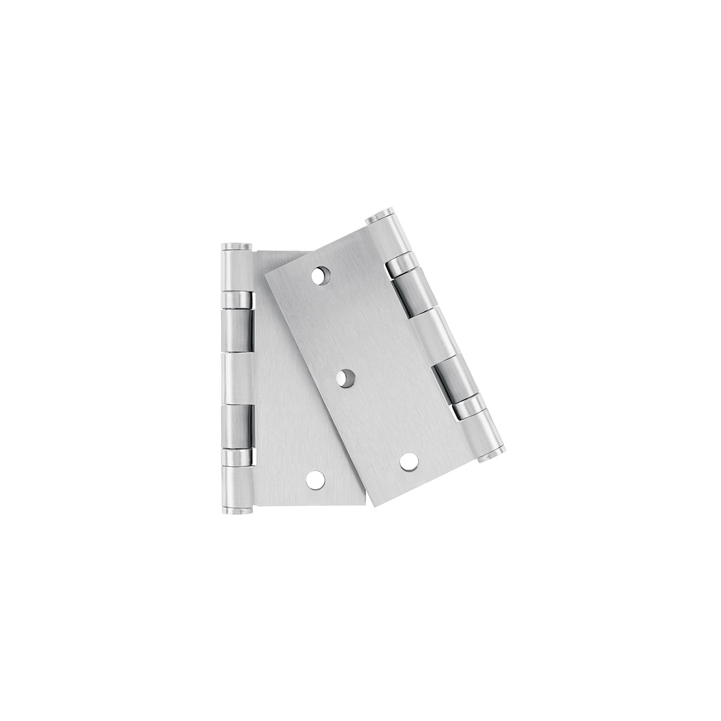 Bolsa 2 bisagras cuadradas 3-1/2' acero inox, cabeza plana