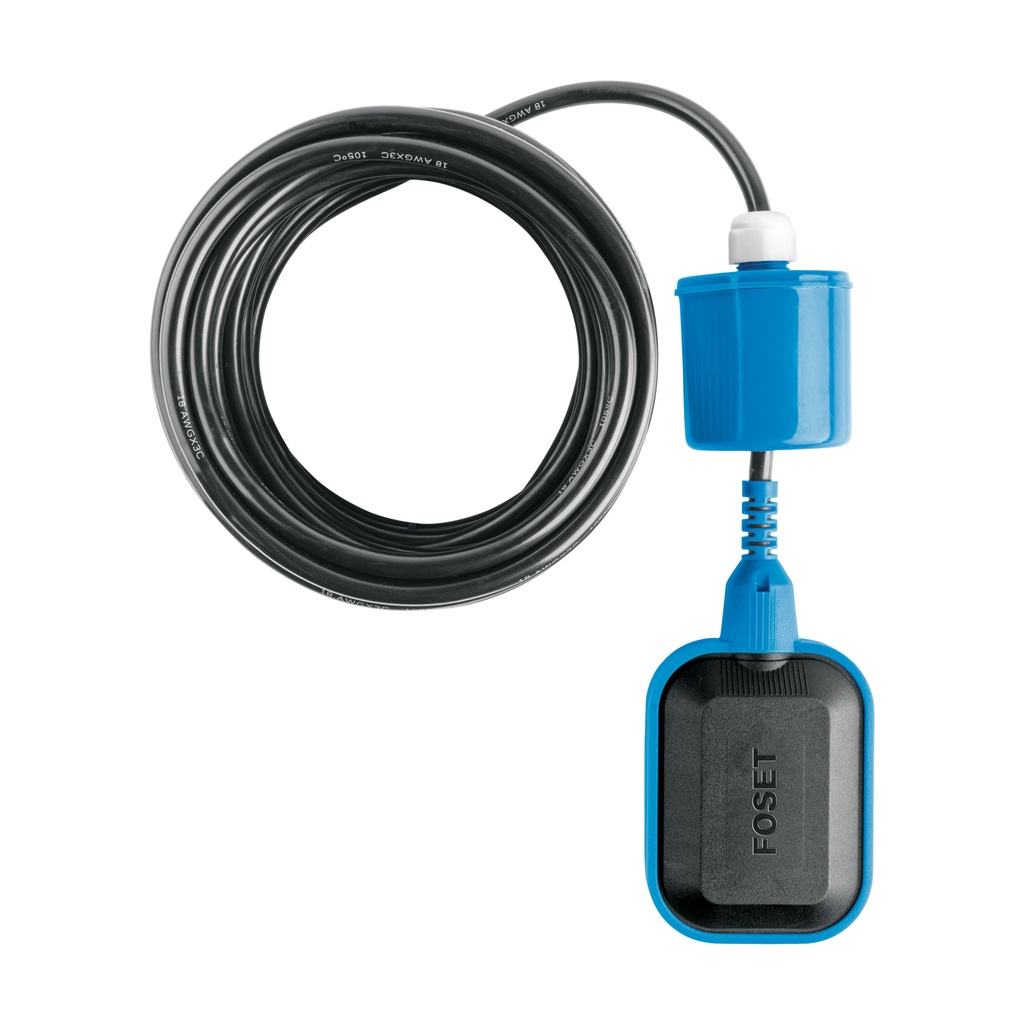 Flotador eléctrico con cable de 10 m, FOSET