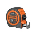 Flexómetro compacto contra impactos 8 m cinta 25 mm, TRUPER
