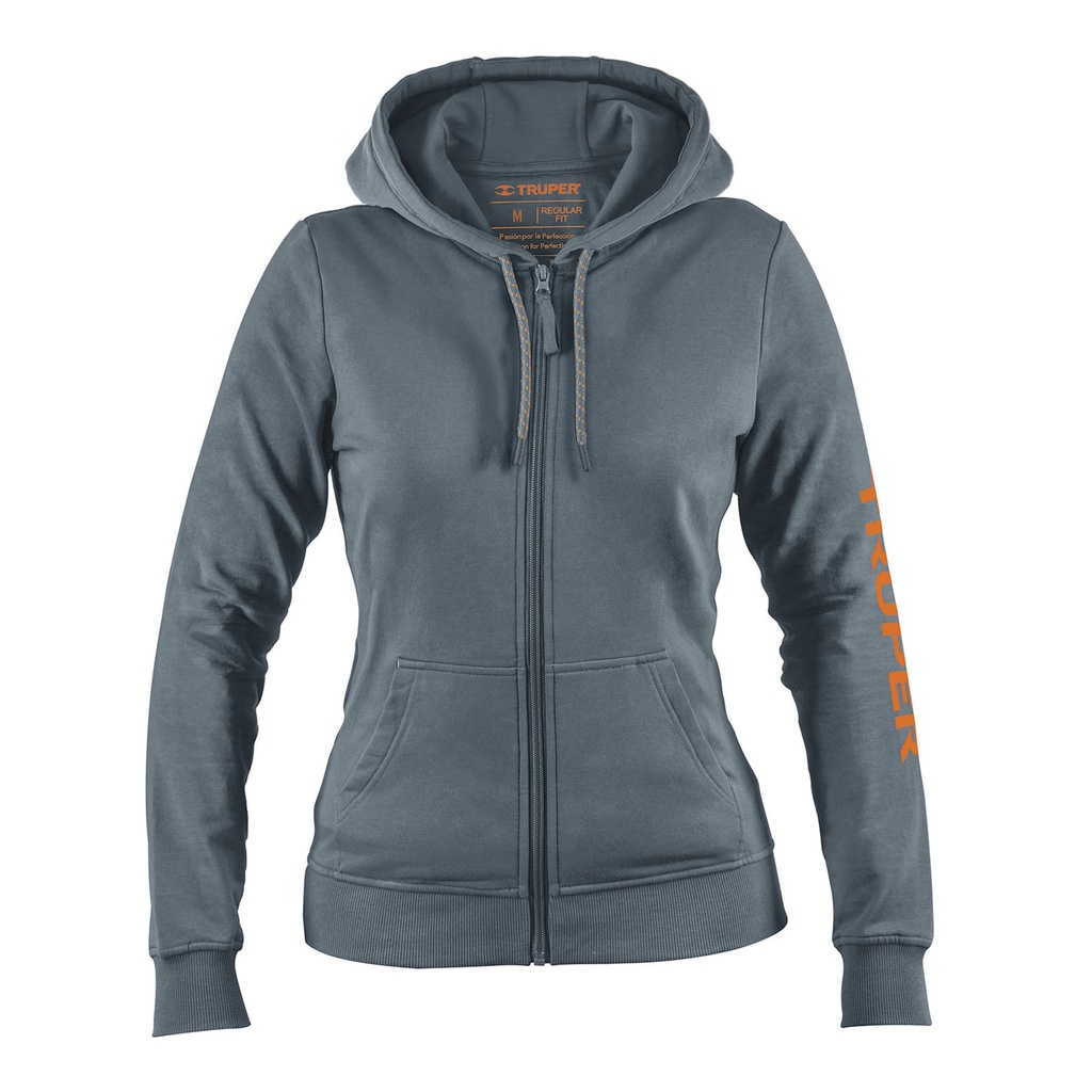 Sudadera gris para dama, talla M, TRUPER