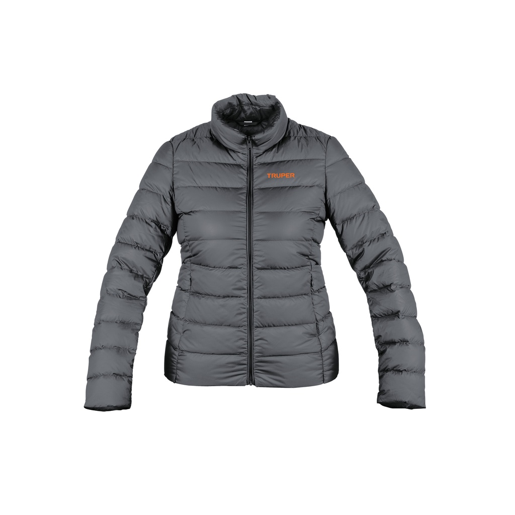 Chamarra de plumas ligera para mujer, gris, M, TRUPER