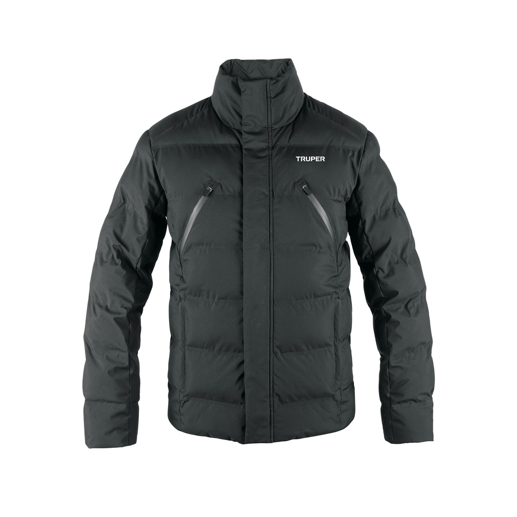 Chamarra acolchada térmica para hombre, negra, M, TRUPER