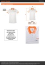 Playera polo performance para hombre, blanca, G, TRUPER