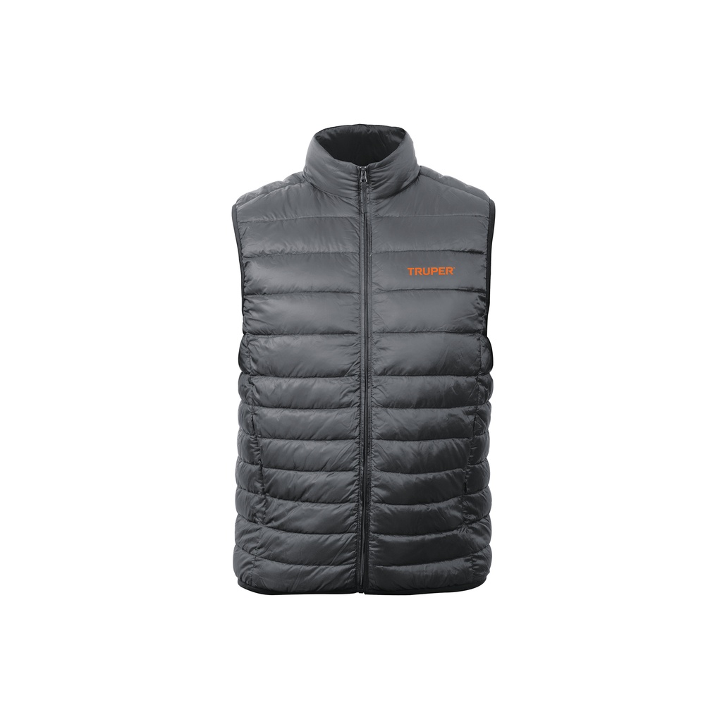 Chaleco de plumas ligero para hombre, gris, M, TRUPER