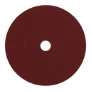 Disco de lija de 7' con respaldo de fibra, grano 80, TRUPER