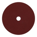 Disco de lija de 7' con respaldo de fibra, grano 120, TRUPER