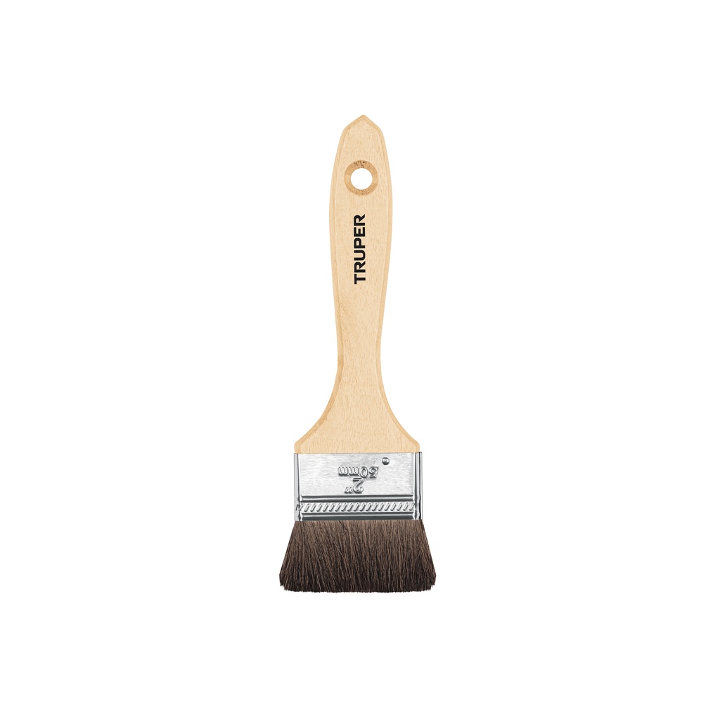Brocha pelo de camello de 2' con mango de madera, TRUPER