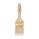 Brocha cerdas sintéticas 2-1/2' corte recto, mango de madera