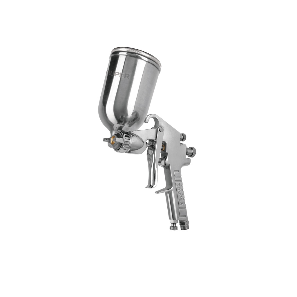 Pistola para pintar LVMP vaso aluminio, 2 mm, TRUPER