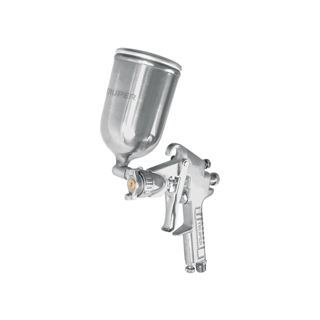 Pistola para pintar LVMP vaso aluminio, 1.7 mm, TRUPER