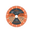 Disco de diamante de 7' x 2.8 mm, corte de metal, TRUPER