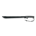 Machete doble filo 18', cacha inyectada, con funda, TRUPER