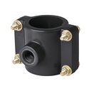Abrazadera para toma domiciliaria PP 2' x 1/2', FOSET