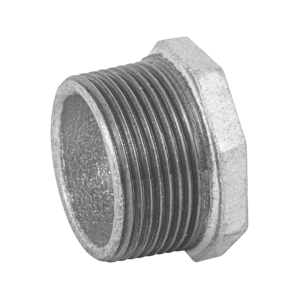 Reducción bushing acero galvanizado 1-1/4 x 1', FOSET