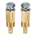 Juego de 2 adaptadores para conector rápido 5/16', TRUPER