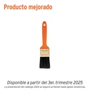 Brocha profesional de 1-1/2' con mango de plástico, TRUPER