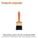 Brocha profesional de 2-1/2' con mango de plástico, TRUPER