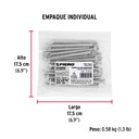 Bolsa con 30 tornillos 1/4' x 3-1/2' tipo máquina, FIERO