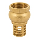 Pichancha con rejilla de latón 1-1/2', FOSET